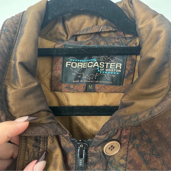 Forecaster Brown Patterned Jacket - Picture 3 of 4